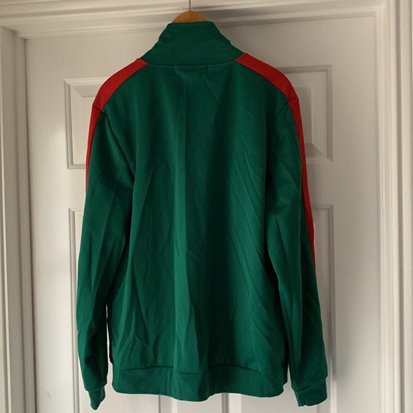 Atomic Green & Red Zip-Up Men’s Jacket - Picture 7 of 15